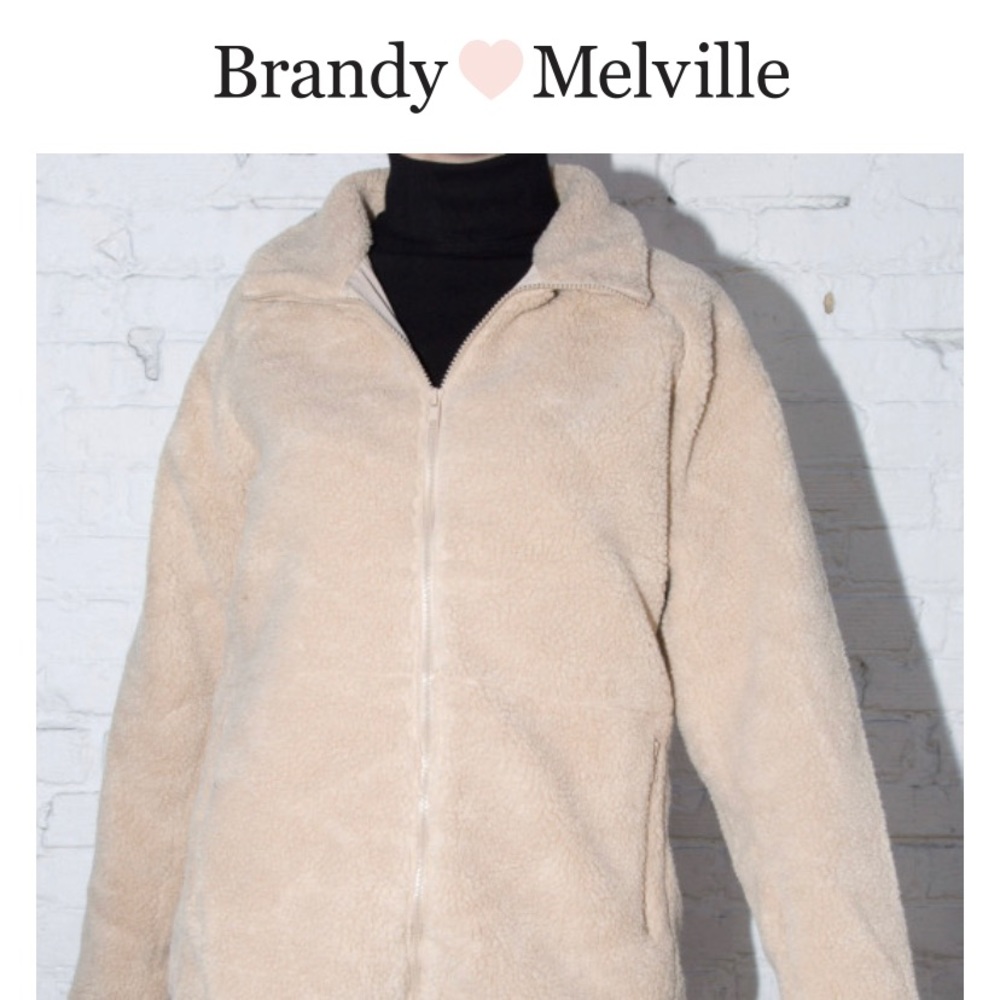 Brand new Brandy Melville Fluffy Jacket